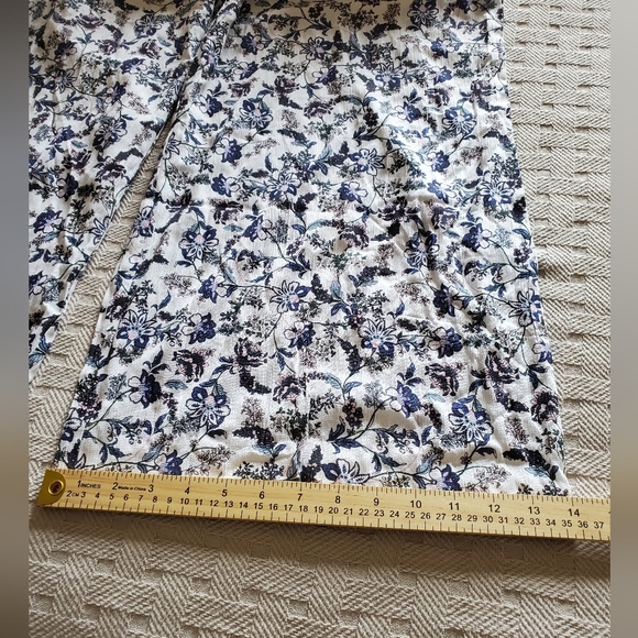 Jumpsuit Amerie Floral Sleeveless Scoop Neck Crepe Wide Leg NWT - Picture 14 of 16